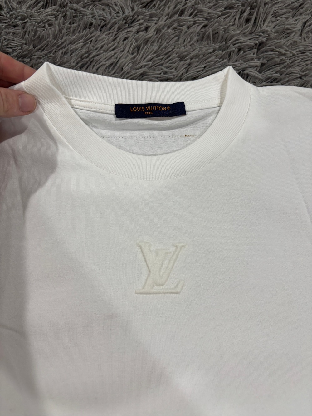 Louis Vuitton Embossed Logo Tee